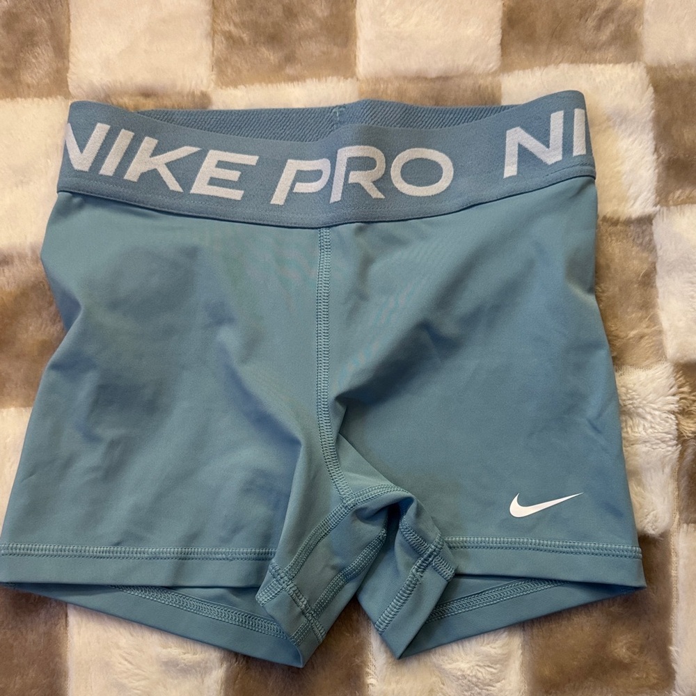 Nike Pro Light Blue Training Shorts